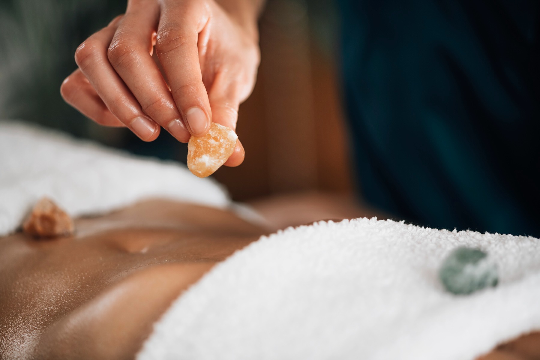 Crystal stone therapy